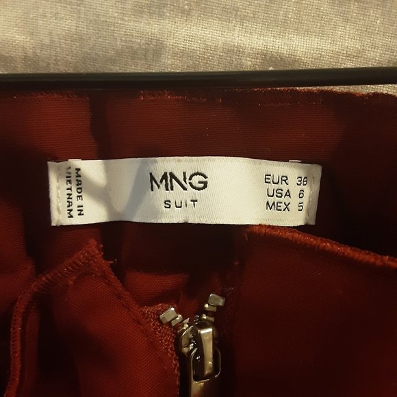 New Mango MNG Suit Women's Cotton Super High Waist Drawstring Oversize Pants, 6 - Picture 10 of 15